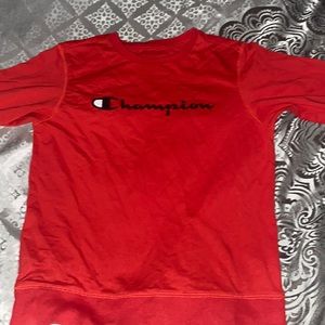 Champion Kids XL shirt long sleeve red